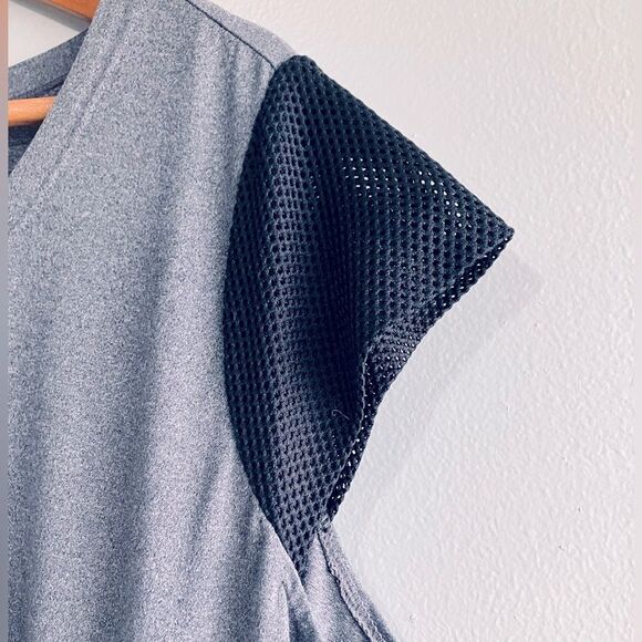 Fullbeauty Gray Sport Blouson Mini Dress with Cap Sleeve Women Plus Size 18 - Picture 6 of 9